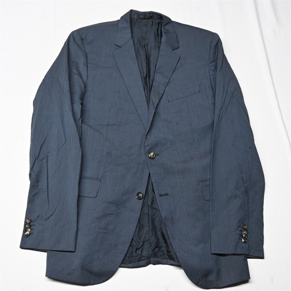 Hugo Boss Other - Hugo Boss 44L Blue The Grand/Central US Tesse Wool Mens Blazer Sport Coat